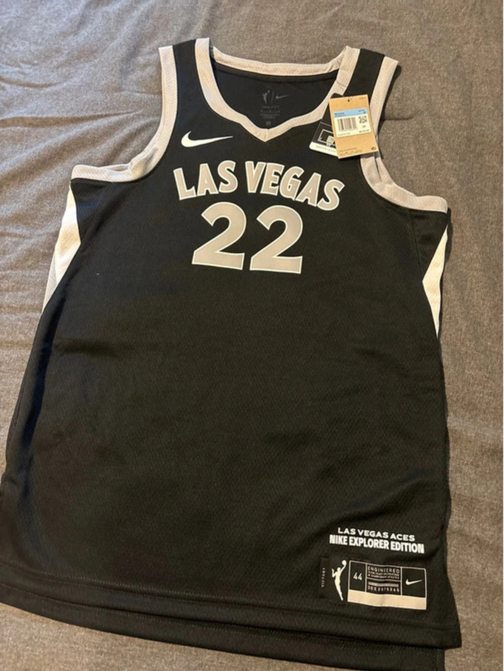 Nike WNBA Las Vegas Aces Wilson #22 Explorer Edition Dri-FIT Jersey 44